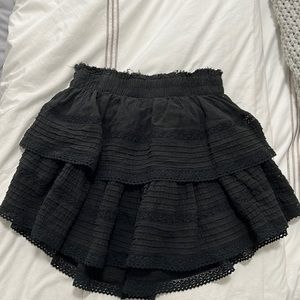 Aerie ruffle and rock mini skirt